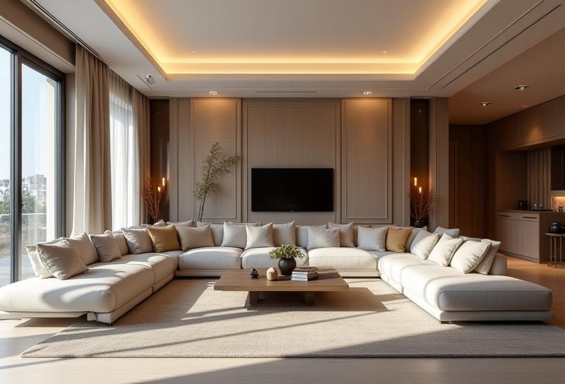 Içtasarım Proje tarafından tasarlanmış modern oturma odası