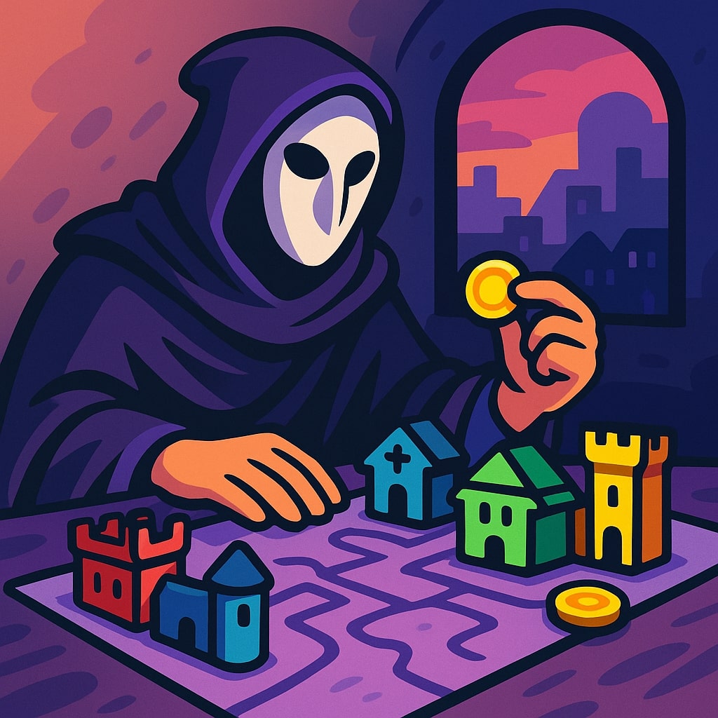 Game box and visual style in Vadara aesthetics